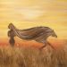 Anima libera - Una giovane fanciulla libera la sua anima 
e la fa galoppare tra i dorati campi di grano.